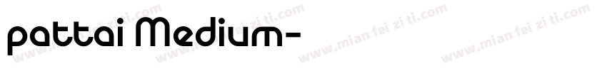 pattai Medium字体转换